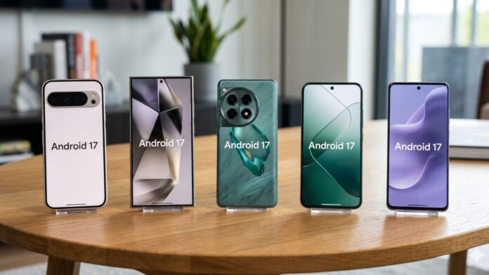 Here are the  phones getting the Android 17 update