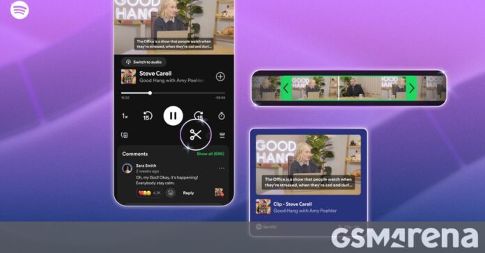 Spotify enables saving and sharing clips from podcasts
