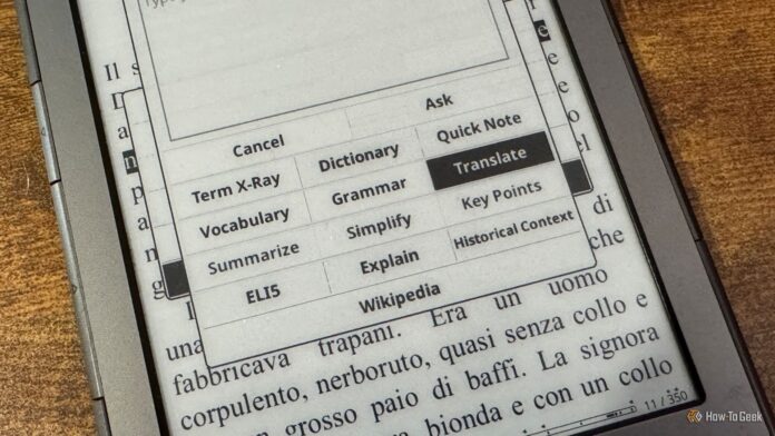 I added an LLM to my jailbroken Kindle, expecting a gimmick—it became essential