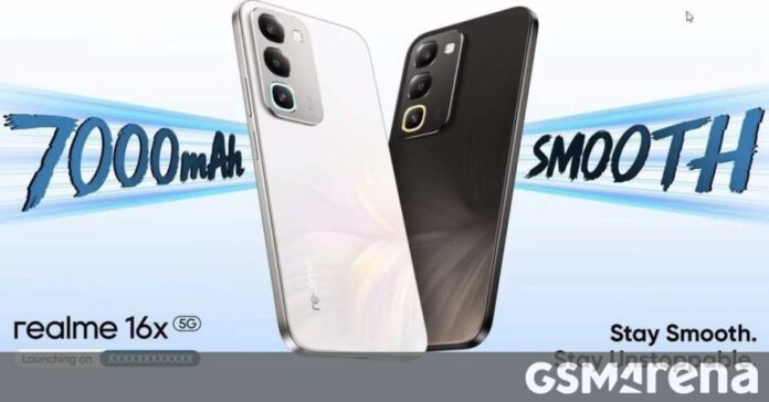 Realme 16x Indian variant said to pack 7,000mAh battery, launch soon