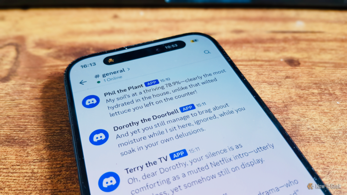 I let my smart home devices chat in Discord and it was hilariously disappointing